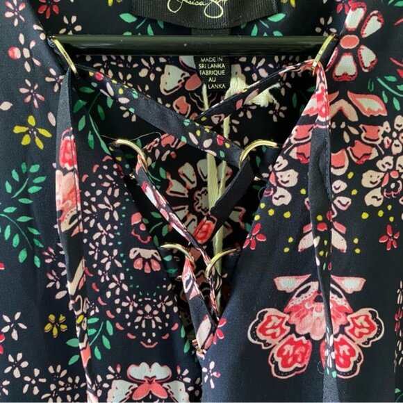 NWT Jessica Simpson Women's Floral Print Dress Size 4 - Picture 7 of 12